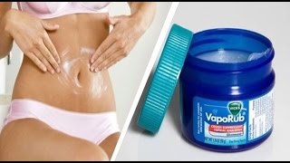 cum să pierzi grăsimea buricului cu vaporub)