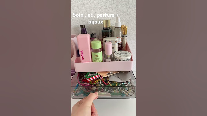 Je vous montre ma coiffeuse