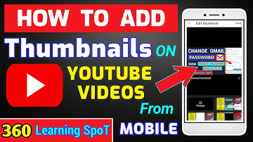 How To Add Thumbnail To YouTube Video| How To Change Thumbnail on YouTube mobile |YouTube Thumbnail