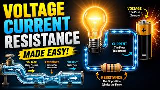 The Easiest Way to Understand Voltage, Current and Resistance