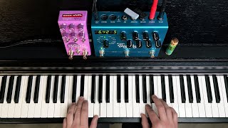 Kawai piano, Strymon BigSky and Chase Bliss Mood MKII // Elegy take 2