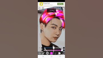 my first  smudge edit# Jungkook smudge  edit in ibis paint