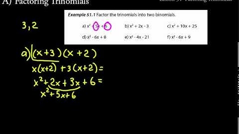 Shormann Math Algebra 1, Lecture 51