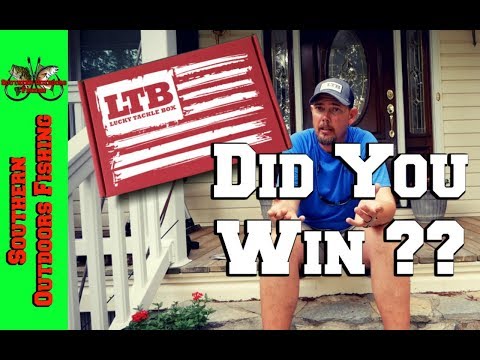 Lucky Tackle Box XL Bass Giveaway Winner