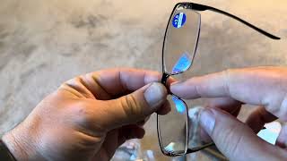 Comfort, Look, and Testing Gaoye Mens Reading Glasses