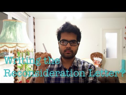How to write the Reconsideration Letter? || Wie soll ich den Widerspruch einlegen?