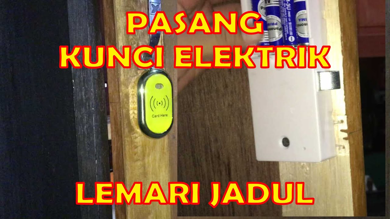 Pasang Kunci  Elektrik di Lemari  YouTube