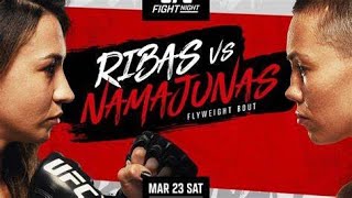 UFC Fight night Ribas vs Namajunas