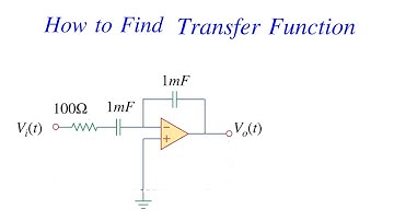 Opamp transfer function Solved Example || How to Find Transfer Function For Opamp