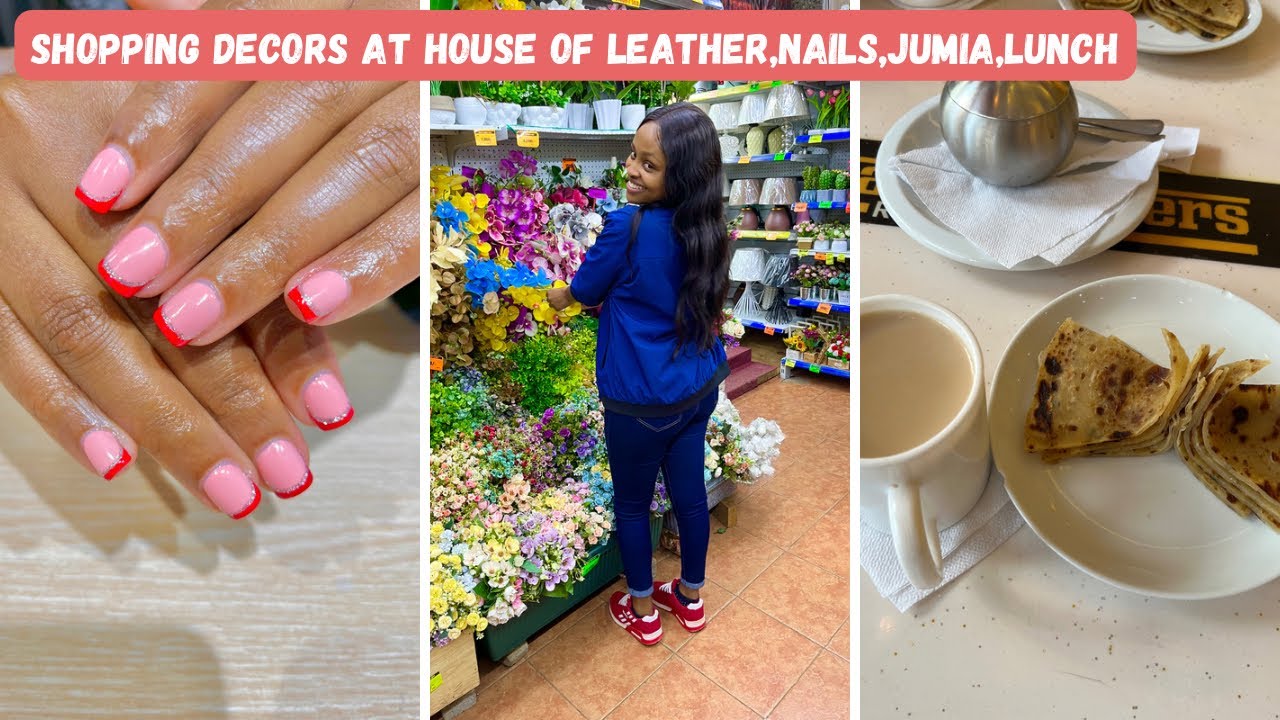 VLOG ️ Jumia Package, Shopping for Decors at House of Leather, Nails