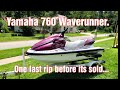 Yamaha waverunner one last rip bud.