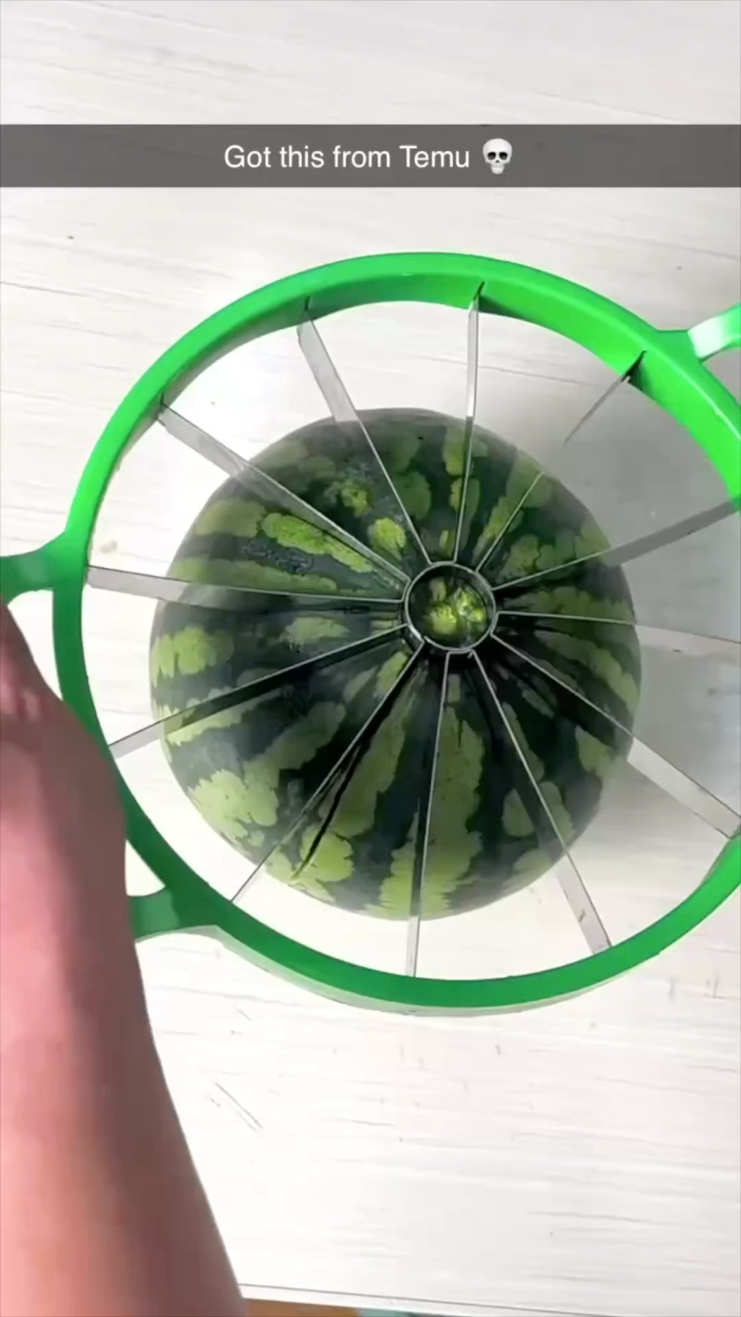 Let’s see if it slices watermelons really that well…?