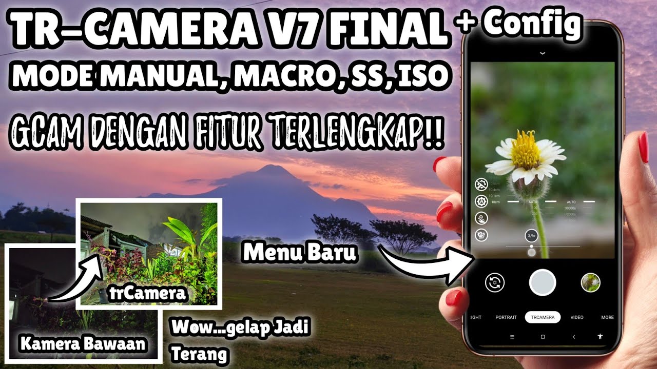 Terbaru!! Google Camera / Gcam trCamera v7 Final | Support Mode Macro, Manual