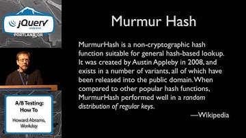 A/B Testing: How To with jQuery - Howard Abrams