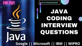 Java coding interview questions || for 2021 #shorts