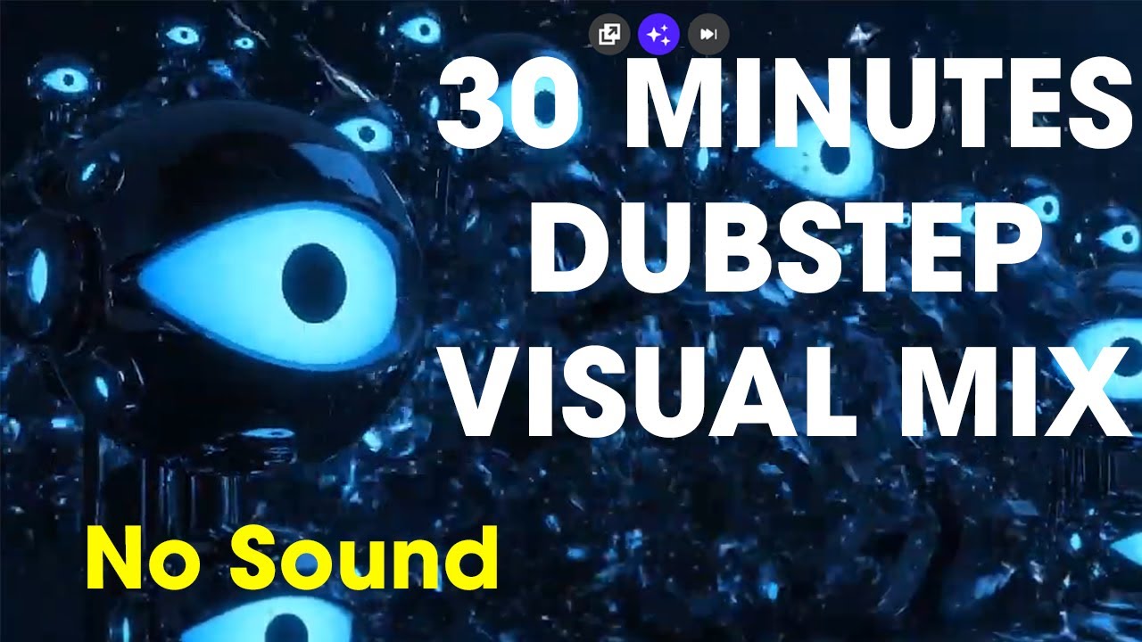 30 Minute Techno Visual Mix | Trippy Dubstep Visuals | No Sound VJ ...