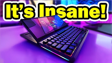 I Tried the Kwusmy K3 Keyboard with Touchscreen (Play Mobile & PC Games)