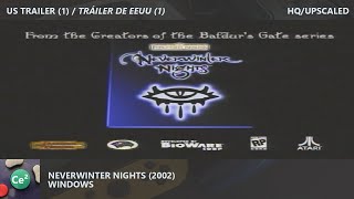 Neverwinter Nights | PC | 2002 | Video Game US Trailer (1) | HQ/Upscaled