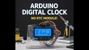 🕒 Digital Clock using Arduino UNO & 16x2 LCD (No RTC Module)