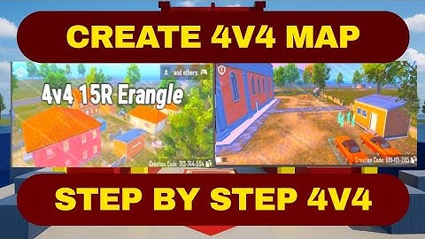 PUBG 4v4 Round Map Create Tutorial | Step by Step Guide  Wow Map Kesy Bannaye