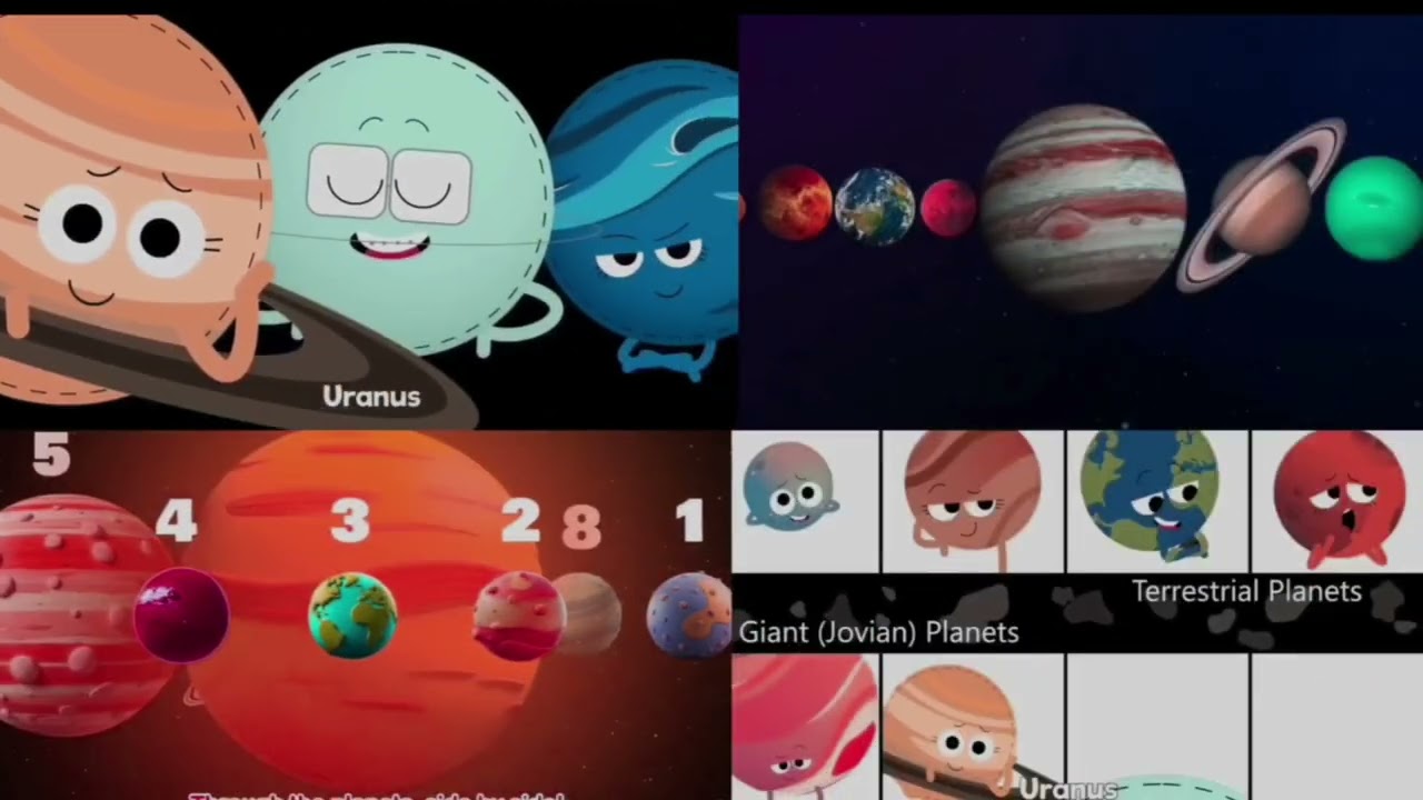 Planet Song with four different effects // Sponsored by Gamavision KlaskyCsupo effects