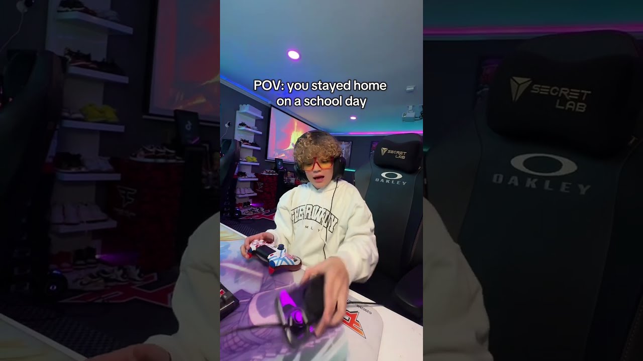 What Happens When You Skip School To Play Games ALL DAY 