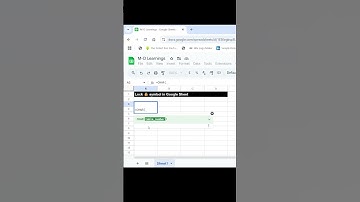 🔒 Lock Symbol in Google Sheets | Hidden Shortcut Hack 2025 ⚡🔥#spreadsheetmagic #trendingshorts