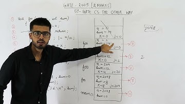Gate 2005 pyq C programming |  Consider the following C-program: void foo(int n, int sum)