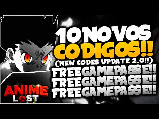 LIBEREI 2 NOVOS CÓDIGOS SECRETOS NO MEU JOGO DE ANIME NO ROBLOX