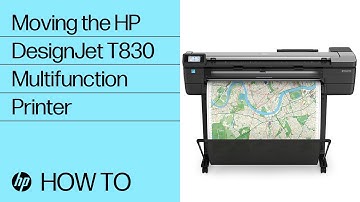 Moving the HP DesignJet T830 Multifunction Printer | HP Printers | HP