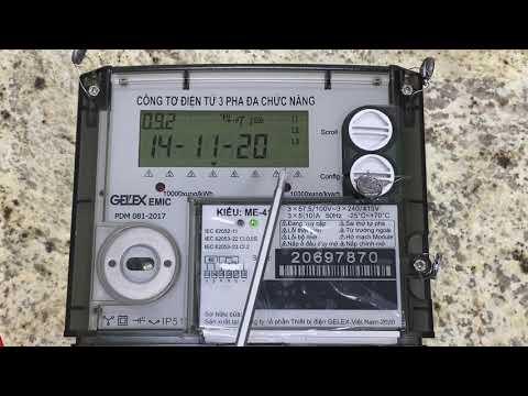 Video Cách đọc công tơ điện tử Emic ME-41 - youtube