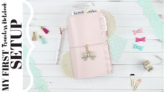 My First TN SETUP! Prima Sofie Planner | Travelers Notebook | At Home With Quita