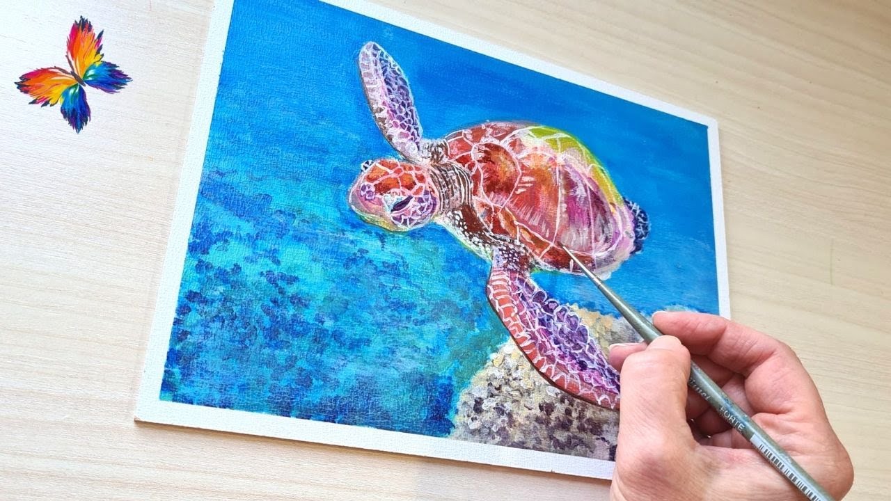 Артурок  плывущая черепаха #22