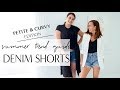 Petite & Curvy: How to Wear DENIM SHORTS I Summer Trend Guide