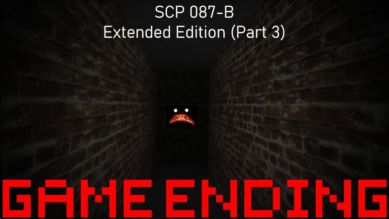 Scp 087 B Extended Edition Part 3 Game Ending Youtube