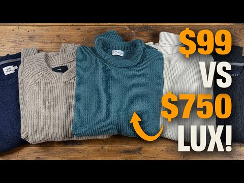 The BEST Sweaters For Men Wool Vs Cotton Vs Cashmere 