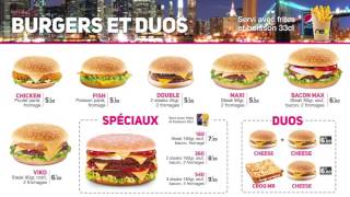 Menu Board dynamique \