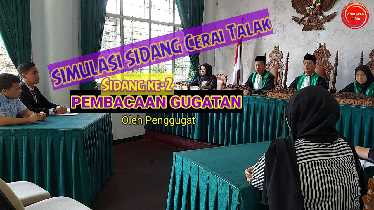 Pembacaan Gugatan oleh Kuasa Hukum Penggugat pada perkara cerai talak | Sidang ke-2