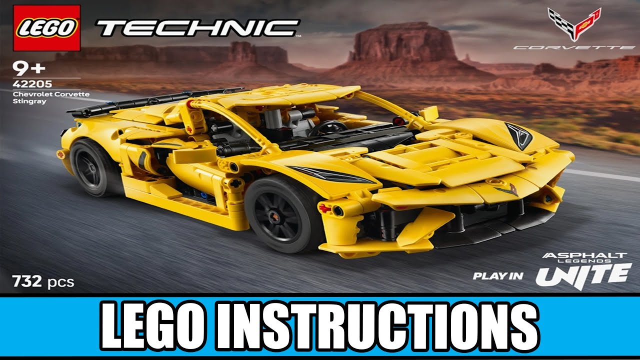 Technic - Chevrolet Corvette Stingray - Licensed LEGO instructions