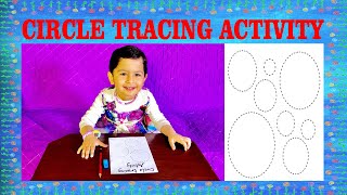 How to Trace a Circle | Circle Activity | Circle Shape | Preschool Activities | Montessori Activity