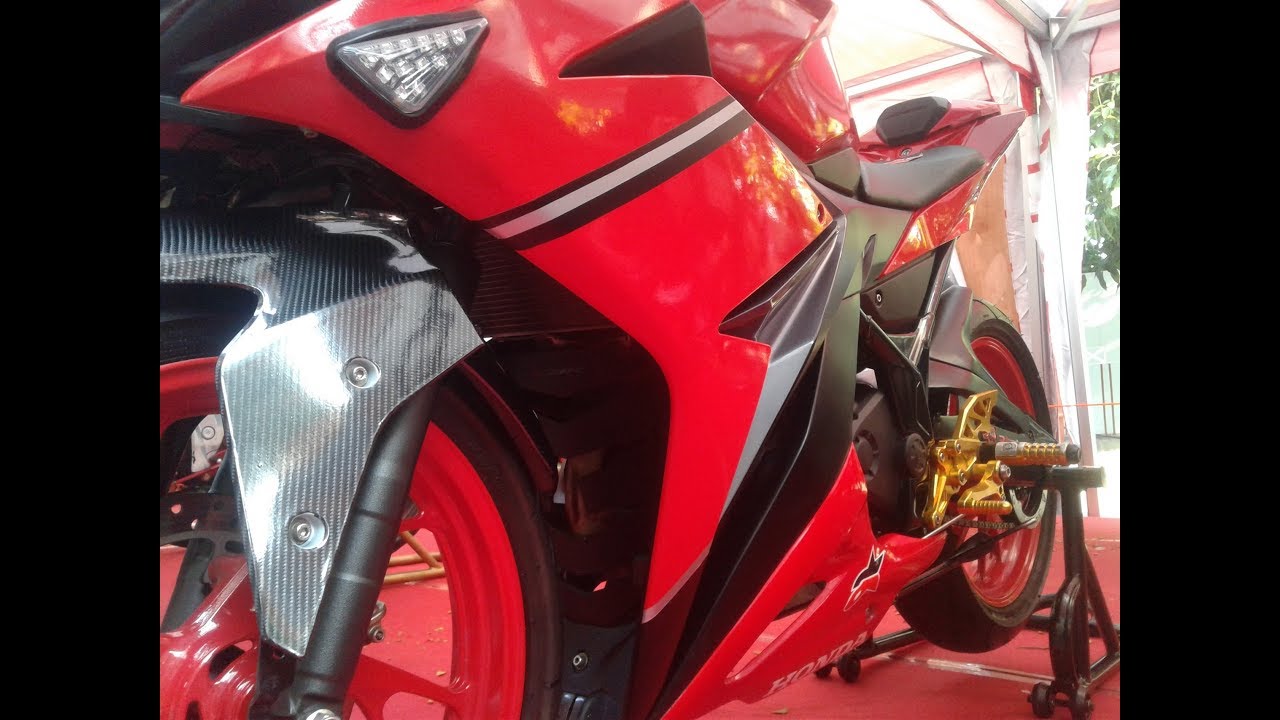 Modifikasi Fairing Cbr150r Racing Style Full Accessories Moge