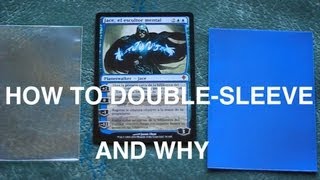 How To Double-Sleeve Your Magic: The Gathering Cards (AND WHY!) MTG screenshot 5