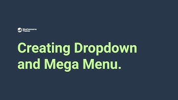 Creating dropdown and mega menu on WooCommerceThemes.com