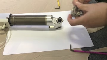 Install blade and PRT tool