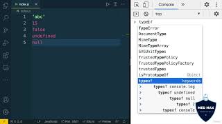 Primitive Types and typeof operator - Episod 06