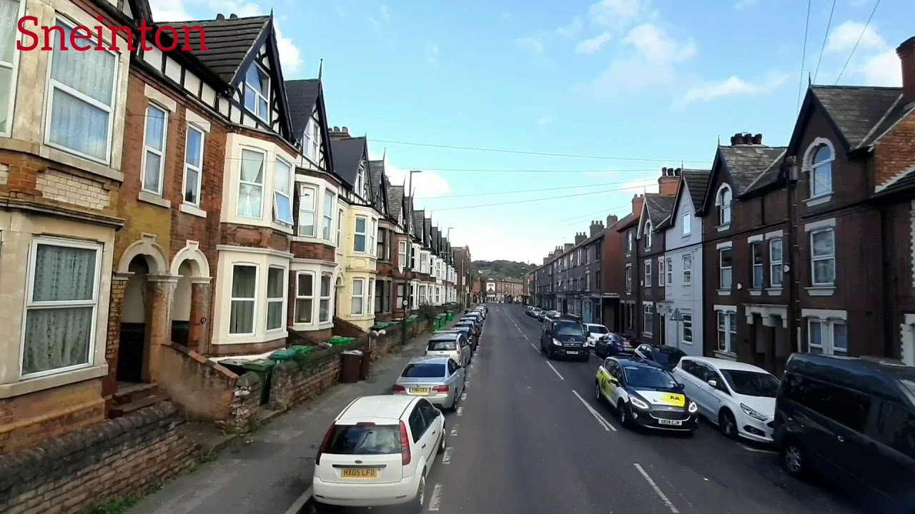 Full Route Visual, NCT Red Line 44 Nottingham - Gedling