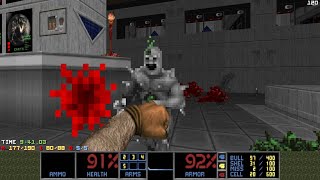 The Ultimate Doom - Neptunian Nightmare (E1M6: StarStruct Laboratory): UV-Max (WAD Author: MundyC)