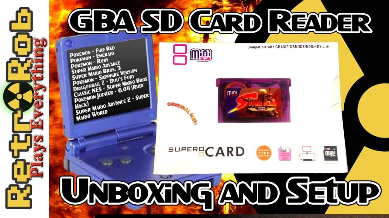 Mini SD Super Card: GameBoy Advance SD Card Reader! - YouTube