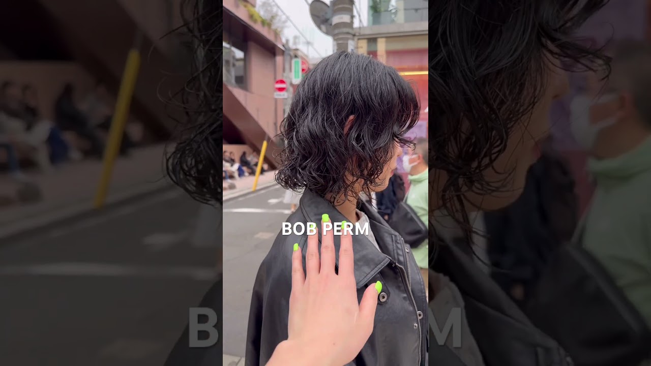 ボブの癖毛風パーマで湿気を乗り切ろう〜〜💧#ボブパーマ #ミニボブパーマ#癖毛風パーマ#パーマ#ボブ
