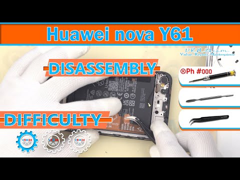 Видео: Huawei nova Y61 EVE-LX9N Take apart Disassembly in detail